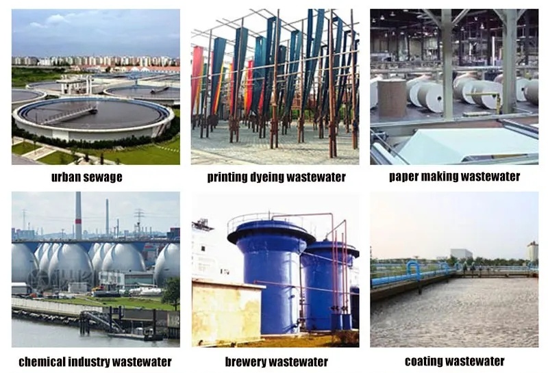 What are the application fields of the products of Henan Xinhuan Water Treatment Materials Co. ?