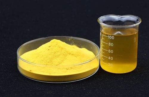 Description of the process of using polyaluminium chloride to treat landscape sewage
